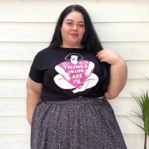 Simply the Best Viskose T-Shirt - Schwarz