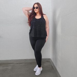 Wrap Back Vest - Schwarz